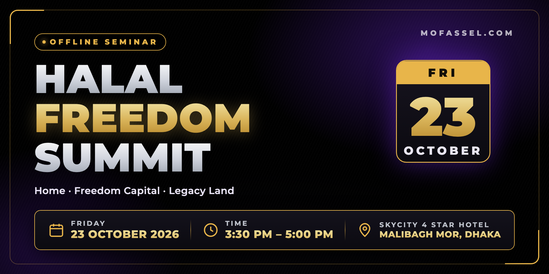 Halal Freedom Summit