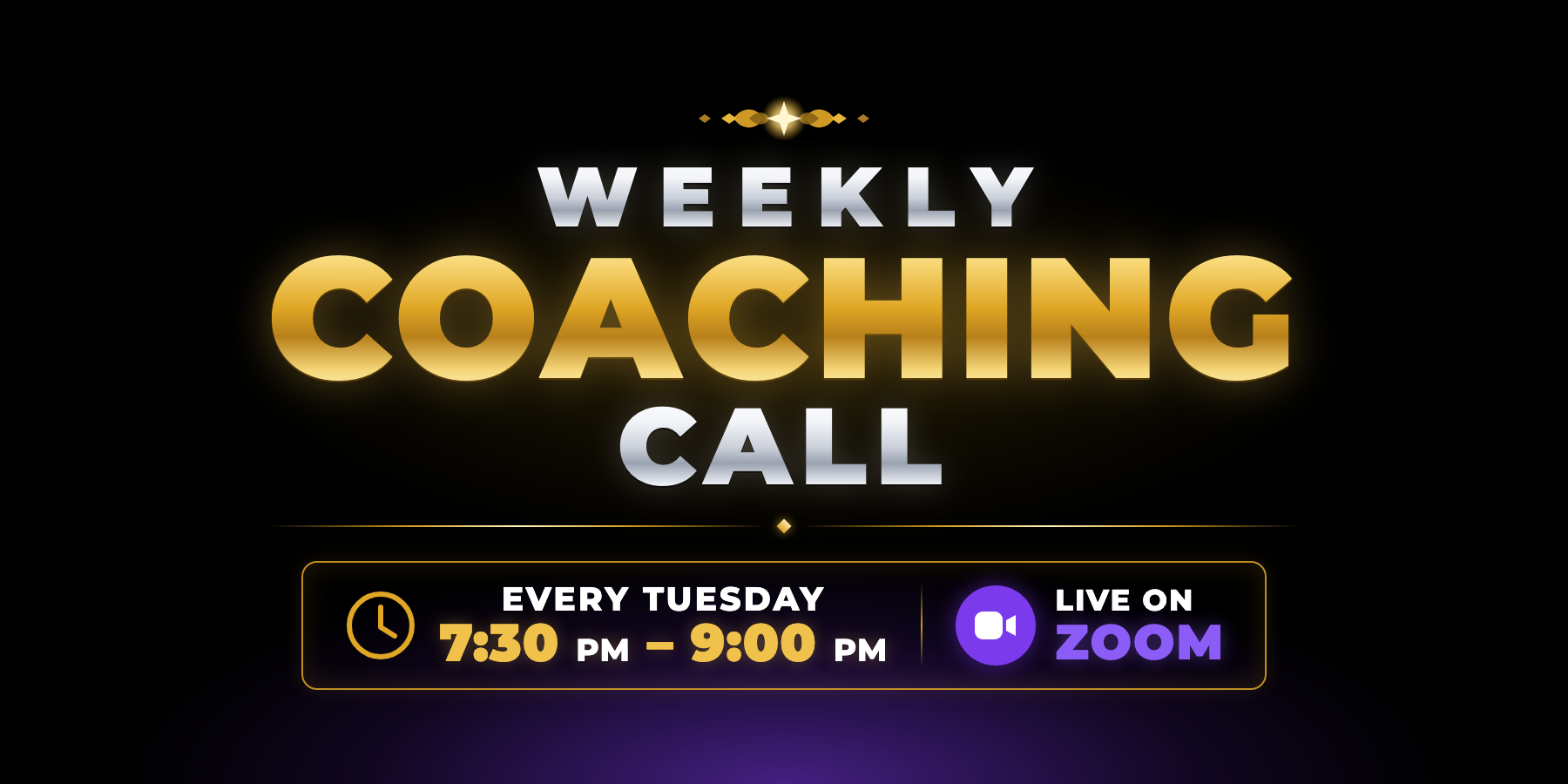 Weekly Coaching Call